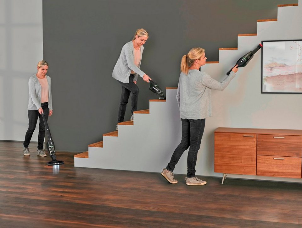 AEG Akku-Hand-und Stielstaubsauger CX7-2-45MÖ, 2200 W, beutellos, Flexible 2in1 Funktion, mit Bürstenreinigungsfunktion