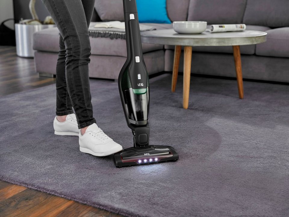 AEG Akku-Hand-und Stielstaubsauger CX7-2-45MÖ, 2200 W, beutellos, Flexible 2in1 Funktion, mit Bürstenreinigungsfunktion