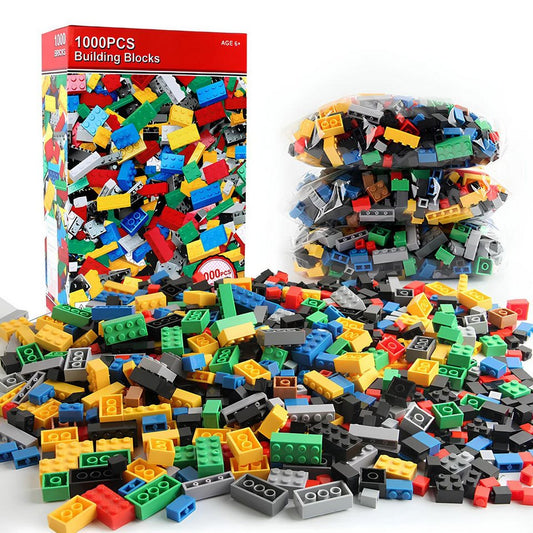 Athlix 1.000 Stück Bausteine Set Klemmbausteine kompatibel mit Lego Spielbausteine, DIY Kreative Bausteine, ABS / CE, CCC, EN71 Zertifiziert
