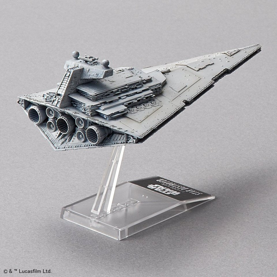 Bandai Modellbausatz Star Wars - Death Star+Star Destroyer, Maßstab 1:2700000 und 1:14500