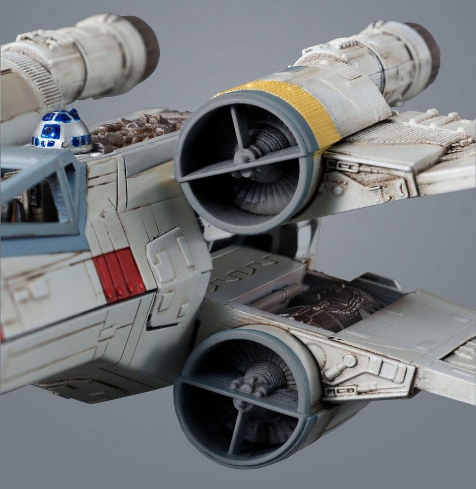 Bandai Modellbausatz Star Wars X-Wing Starfighter, Maßstab 1:72, mit 2 Figuren