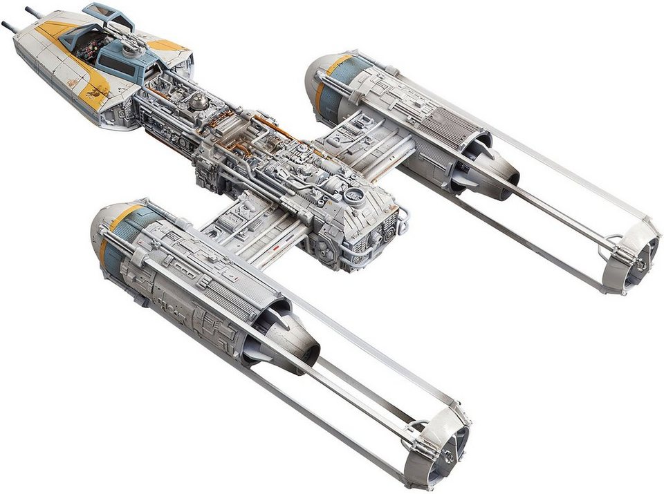 Bandai Modellbausatz Star Wars - Y-Wing Starfighter, Maßstab 1:72