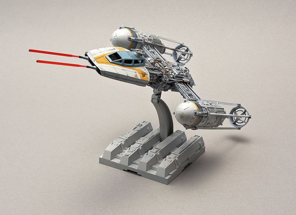 Bandai Modellbausatz Star Wars - Y-Wing Starfighter, Maßstab 1:72