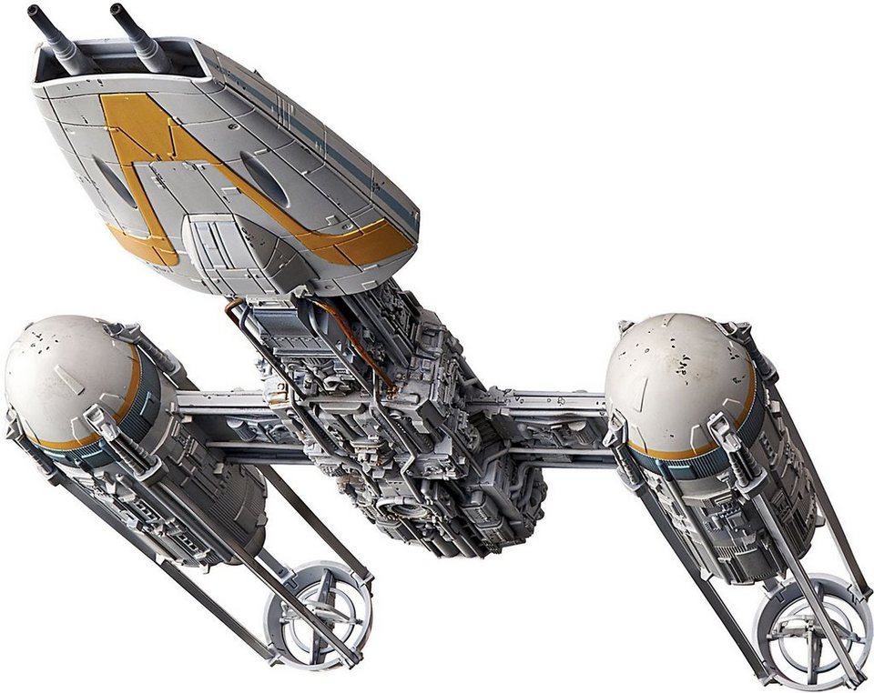Bandai Modellbausatz Star Wars - Y-Wing Starfighter, Maßstab 1:72