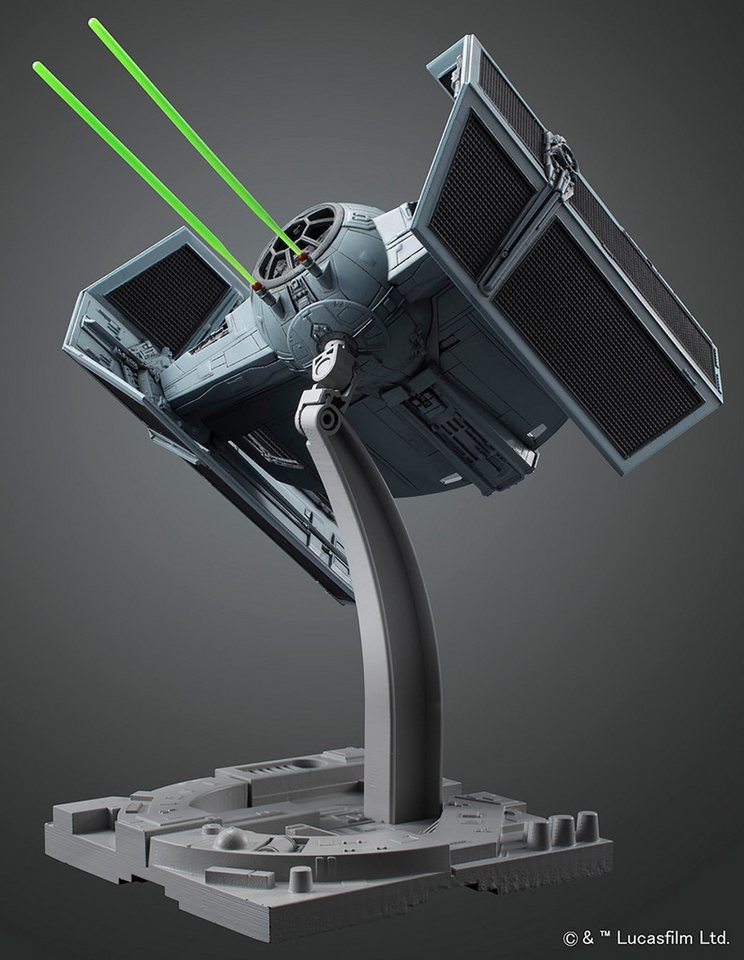 Bandai Modellbausatz TIE Advanced, Star Wars, Maßstab 1:72