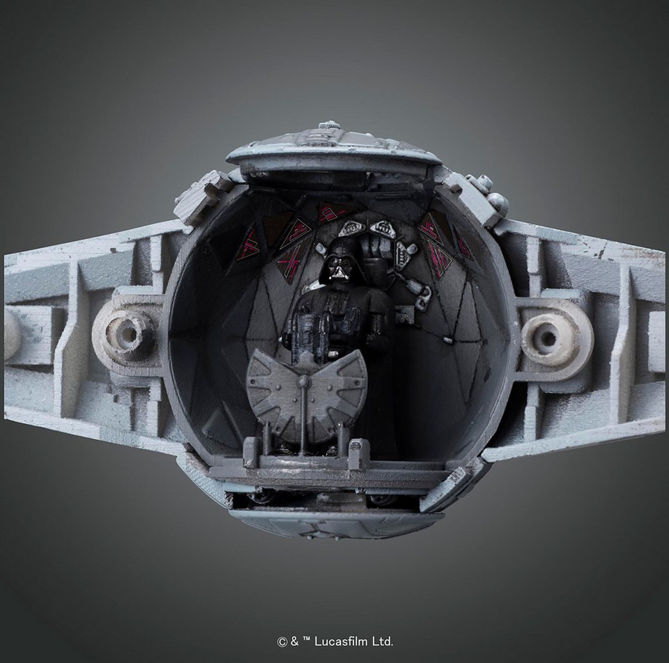 Bandai Modellbausatz TIE Advanced, Star Wars, Maßstab 1:72