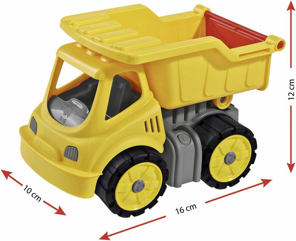 BIG Spielzeug-Baumaschine Power-Worker Mini, (Set, bestehend aus Kipper und Bagger), Sandspielzeug, Made in Germany