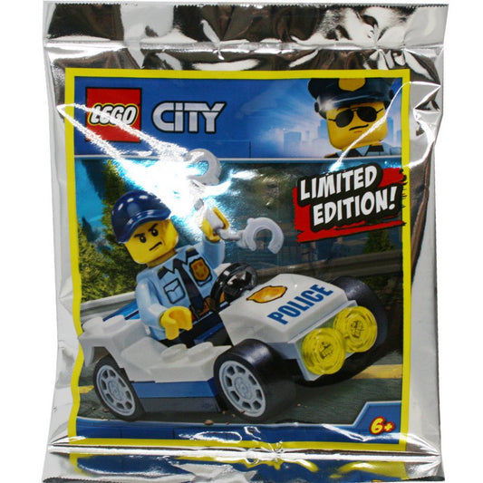 Blue Ocean Sammelkarte Blue Ocean - LEGO City - Polizist mit Auto