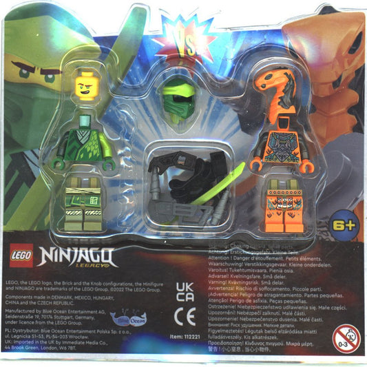 Blue Ocean Sammelkarte Blue Ocean - LEGO Ninjago - Sammelfigur Lloyd vs. Kobra-Mech