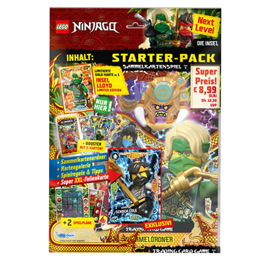 Blue Ocean Sammelkarte LEGO Ninjago 6 NEXT LEVEL Trading Cards - 1 Starter