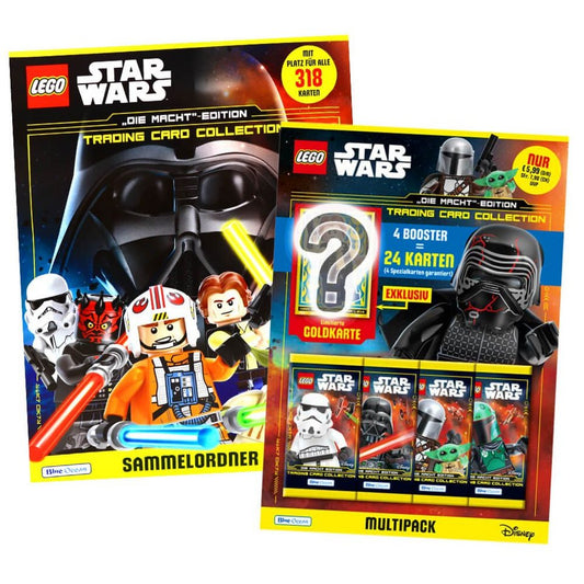Blue Ocean Sammelkarte Lego Star Wars Karten Trading Cards Serie 4 - Die Macht Sammelkarten, Lego Star Wars Serie 4 - 1 Mappe + 1 Multipack Karten