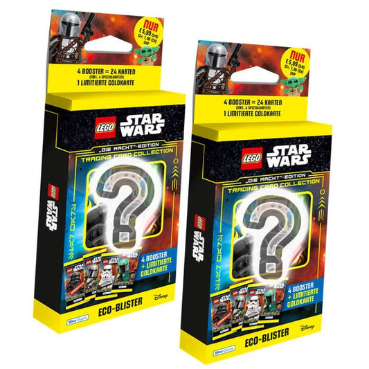 Blue Ocean Sammelkarte Lego Star Wars Karten Trading Cards Serie 4 - Die Macht Sammelkarten, Lego Star Wars Serie 4 - 2 Blister Karten