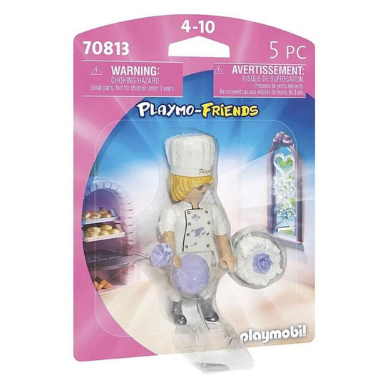 BURI Spielfigur Playmobil Figur Konditorin Friends Zubehör Babys Kinder Spielzeug Spaß