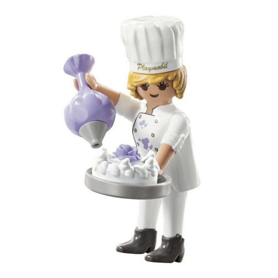 BURI Spielfigur Playmobil Figur Konditorin Friends Zubehör Babys Kinder Spielzeug Spaß