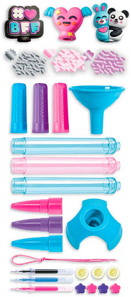Clementoni® Kreativset Idea, Deine Stift-Kreationen - BFF Beste Freunde für immer