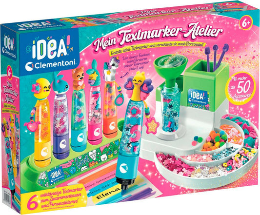 Clementoni® Kreativset Idea, Mein Textmarker-Atelier, Made in Europe