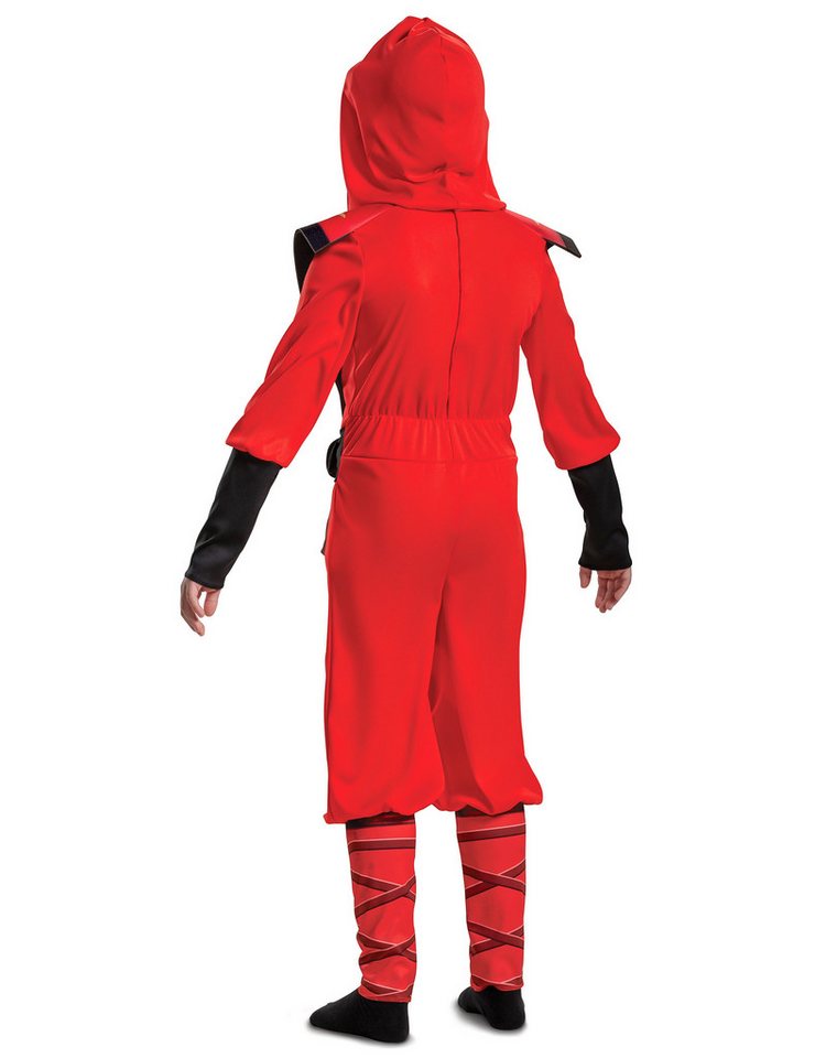 Disguise Kostüm Kai LEGO Ninjago-Legacy-Kostüm für Jungen Faschingskostüm rot-schwarz