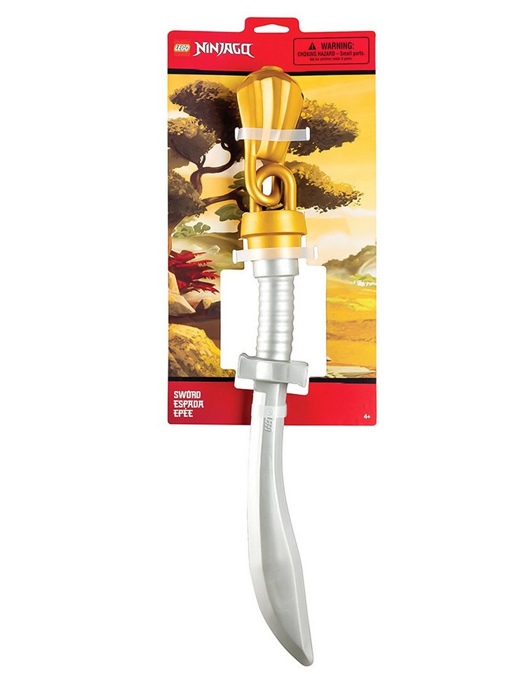 Disguise Kostüm Säbel Ninjago von LEGO Accessoire silber-gold 47cm