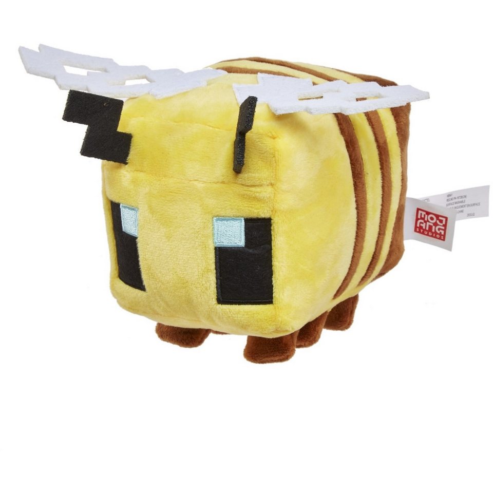 Fisher-Price® Plüschfigur Fisher-Price Minecraft Biene Plüschfigur für Fans. (Minecraft Biene Plüschfigur, 20 cm)