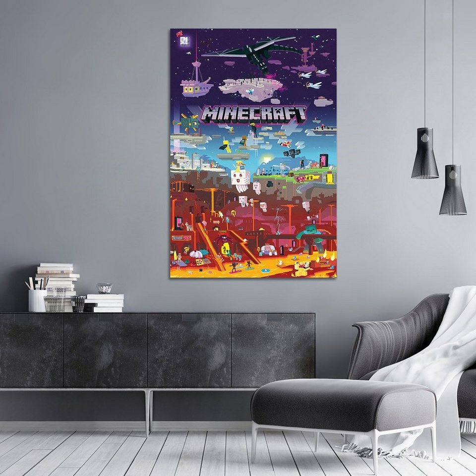 GB eye Poster Minecraft Poster World Beyond 61 x 91,5 cm