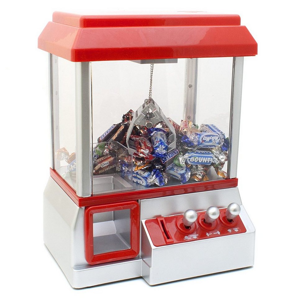 Goods+Gadgets Spieltisch Candy Grabber Süßigkeitenautomat, (Spielautomat), Süßigkeiten Greifautomat