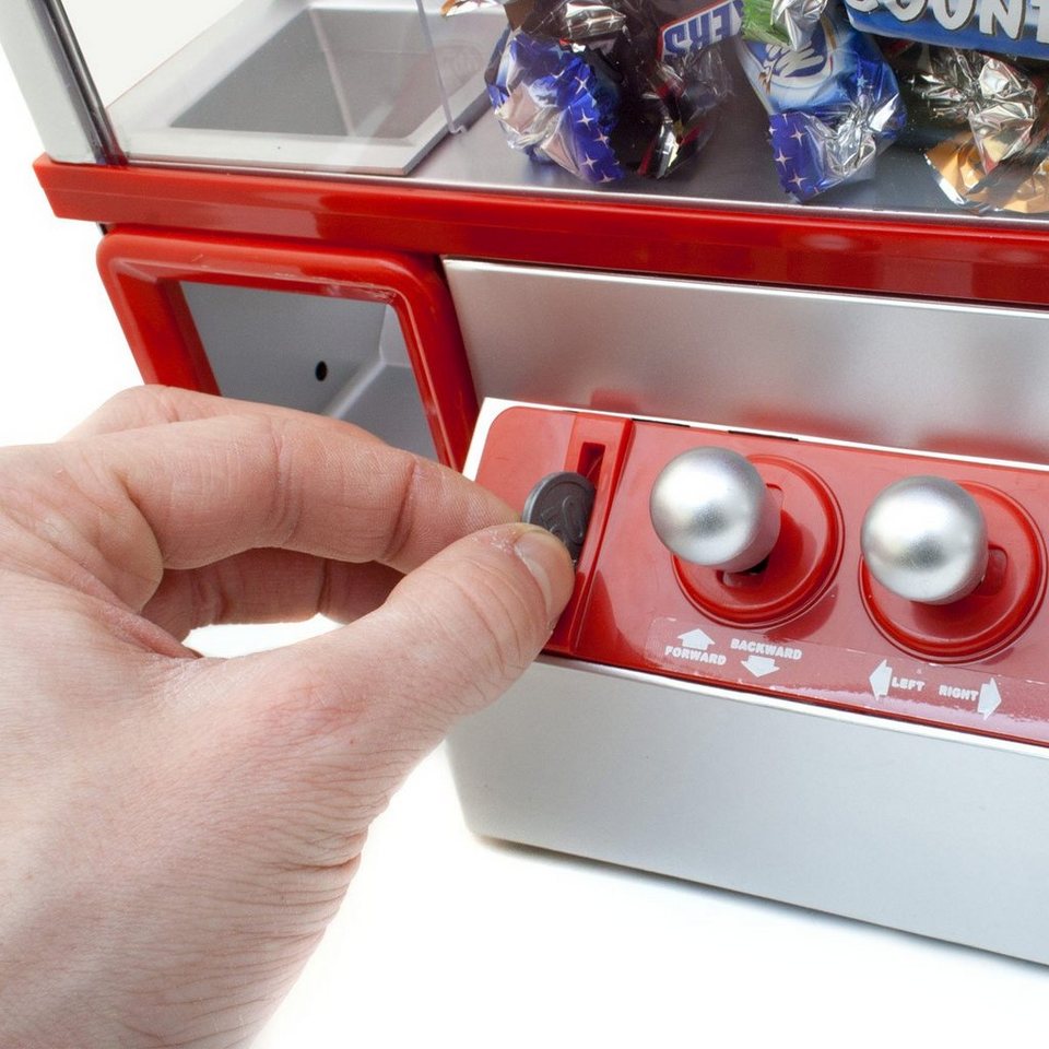 Goods+Gadgets Spieltisch Candy Grabber Süßigkeitenautomat, (Spielautomat), Süßigkeiten Greifautomat