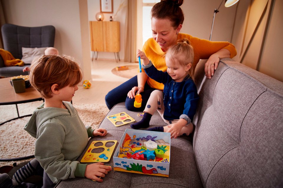 Haba Spiel Meine ersten Spiele - Fische angeln, Kleinkindspiel, Made in Germany