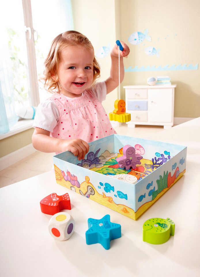 Haba Spiel Meine ersten Spiele - Fische angeln, Kleinkindspiel, Made in Germany