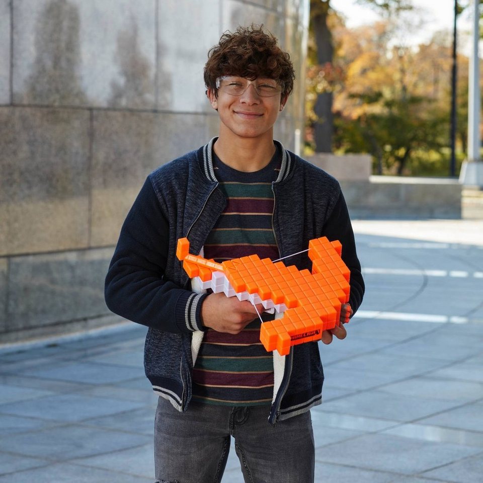 Hasbro Blaster Dartblaster Minecraft Pillager‘s Armbrust, Endlich werden die Welten von Minecraft und Nerf Blastern vereint!