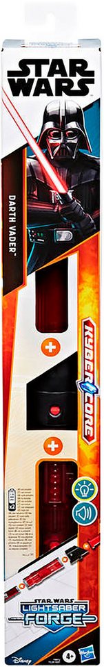 Hasbro Lichtschwert Star Wars Lightsaber Forge Kyber Core Darth Vader, elektronisches Lichtschwert; mit Licht und Sound