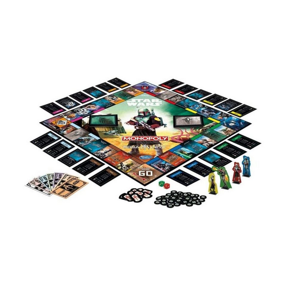 Hasbro Spiel Monopoly - Star Wars: Boba Fett (englisch), Brettspiel