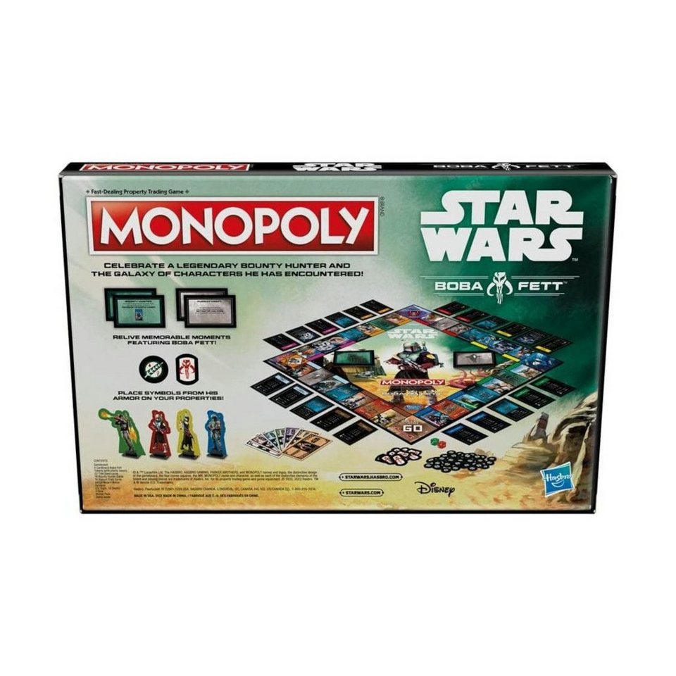 Hasbro Spiel Monopoly - Star Wars: Boba Fett (englisch), Brettspiel