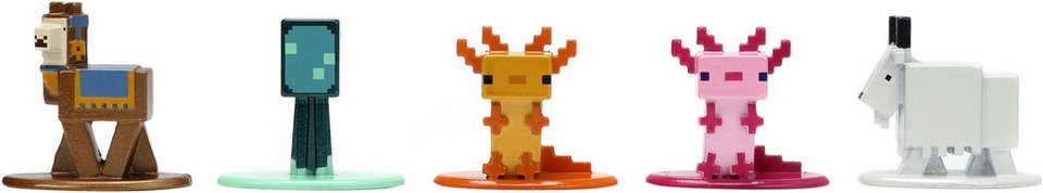 JADA Spielfigur Minecraft, Caves & Cliffs, Multi Pack Nano Metalfigs, Serie 8, DIE-CAST