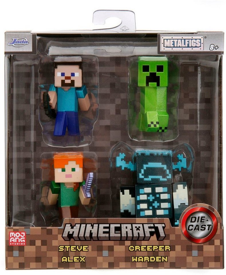 JADA Spielfigur Minecraft, (Set, 4-tlg)