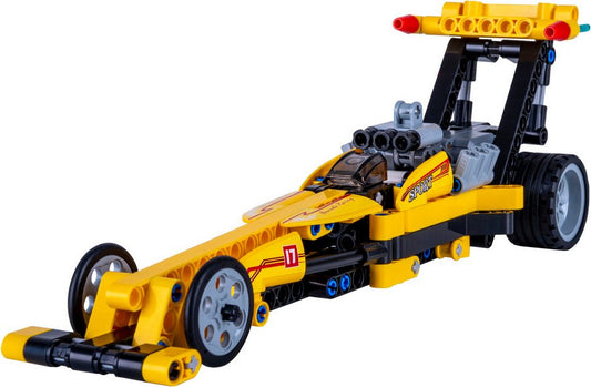 Jamara CaDA, Bricks, Drag Racing gelb (402863) Konstruktions-Spielset, (151 St)