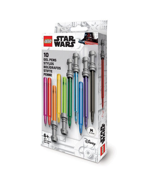Joy Toy Gelschreiber LEGO Star Wars Gelstifte 10-er Pack Lichtschwert, (1-tlg)