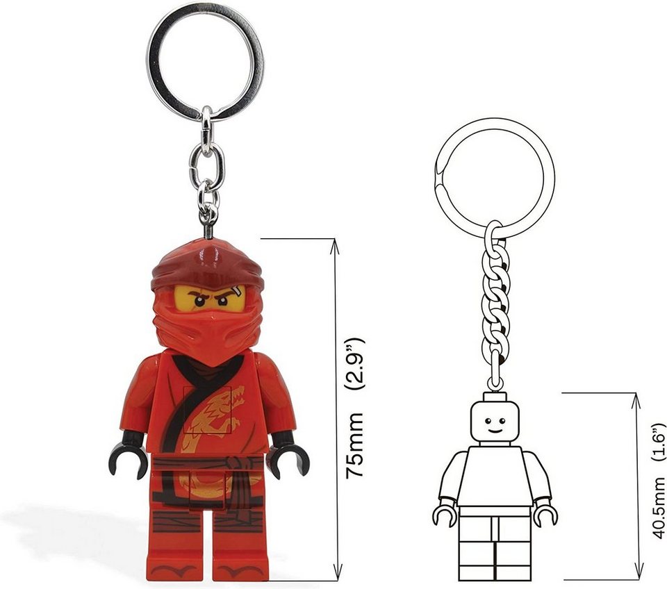 Joy Toy Schlüsselanhänger Lego Ninjago Legacy Schlüsselanhänger Kai Lloyd Jay