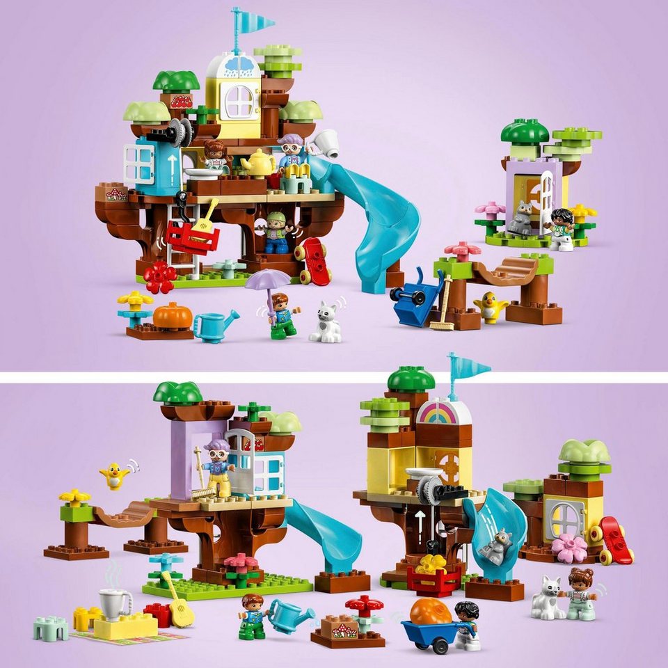 LEGO® 3in1 Baumhaus (10993), LEGO® DUPLO Town Konstruktionsspielsteine, (126 St)