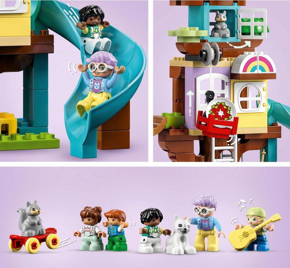 LEGO® 3in1 Baumhaus (10993), LEGO® DUPLO Town Konstruktionsspielsteine, (126 St)