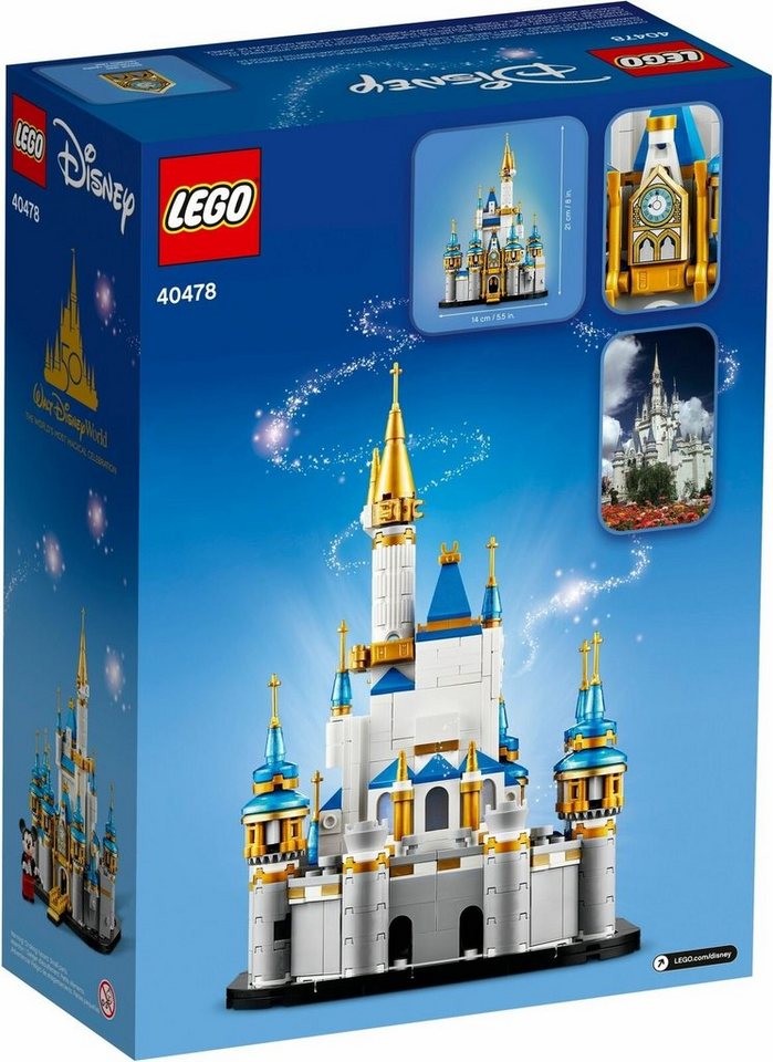 LEGO® 40478 Kleines Disney Schloss Spielbausteine, (567 St)