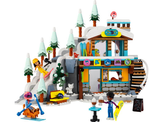 LEGO® 41756 Friends Skipiste und Caf Konstruktionsspielzeug Spielbausteine, (Set, 980 St., Saisonale Sets)