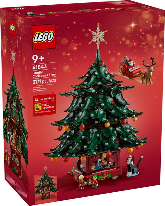 LEGO® 41843 Familien-Weihnachtsbaum Konstruktionsspielsteine