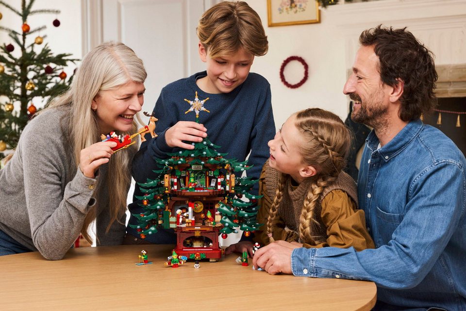 LEGO® 41843 Familien-Weihnachtsbaum Konstruktionsspielsteine