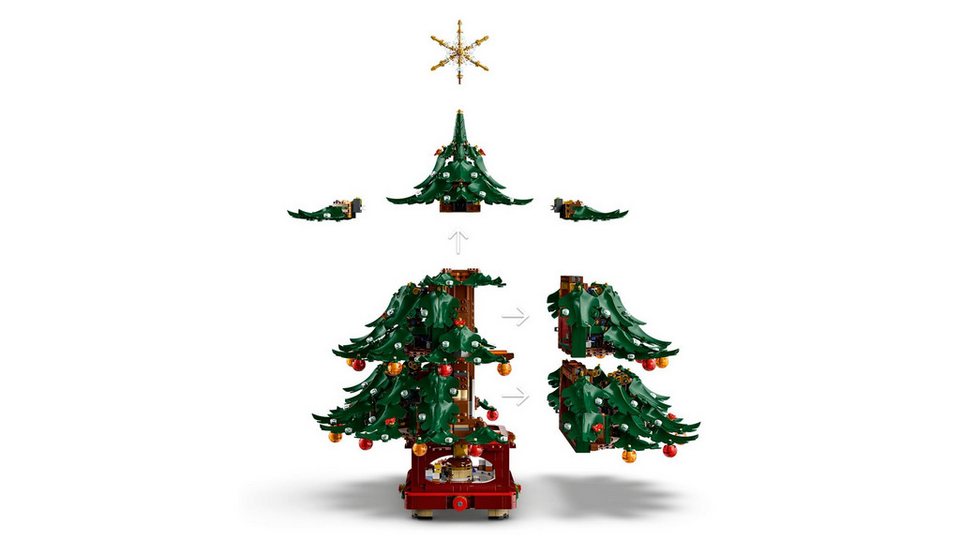 LEGO® 41843 Familien-Weihnachtsbaum Konstruktionsspielsteine
