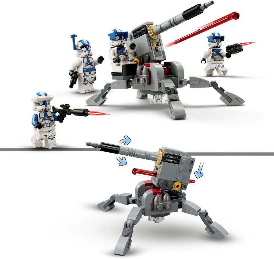 LEGO® 501st Clone Troopers™ Battle Pack (75345), LEGO® Star Wars™ Konstruktionsspielsteine, Made in Europe