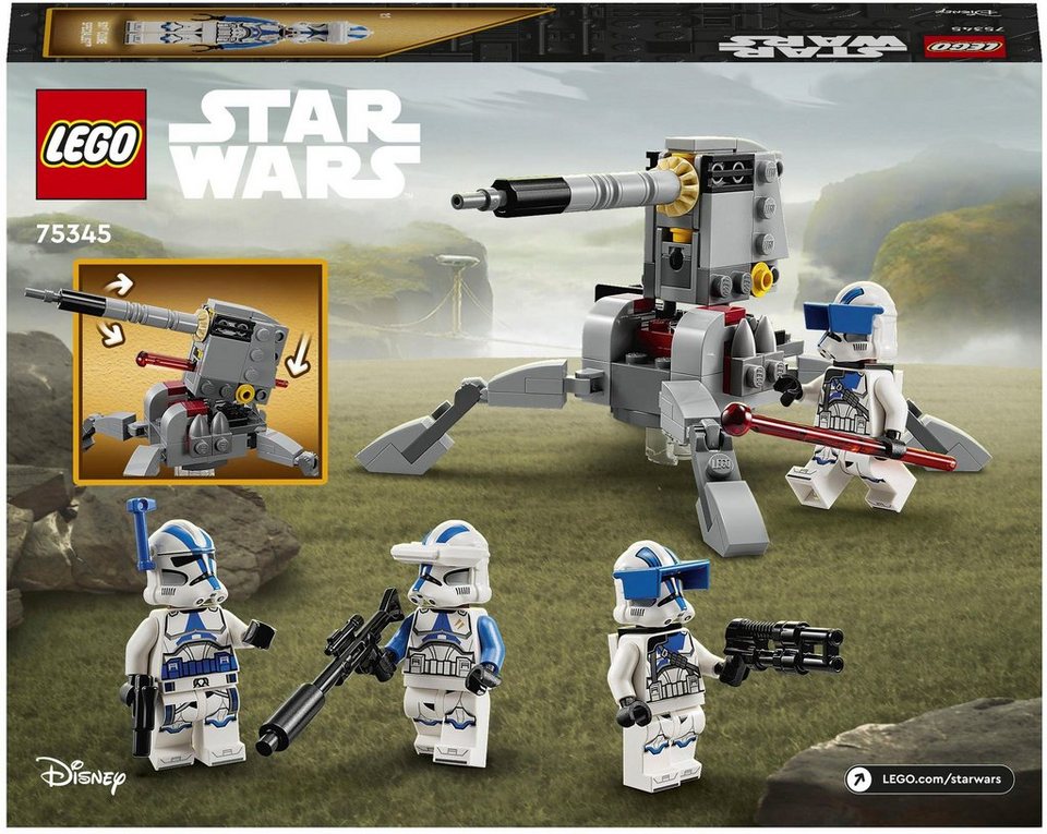 LEGO® 501st Clone Troopers™ Battle Pack (75345), LEGO® Star Wars™ Konstruktionsspielsteine, Made in Europe