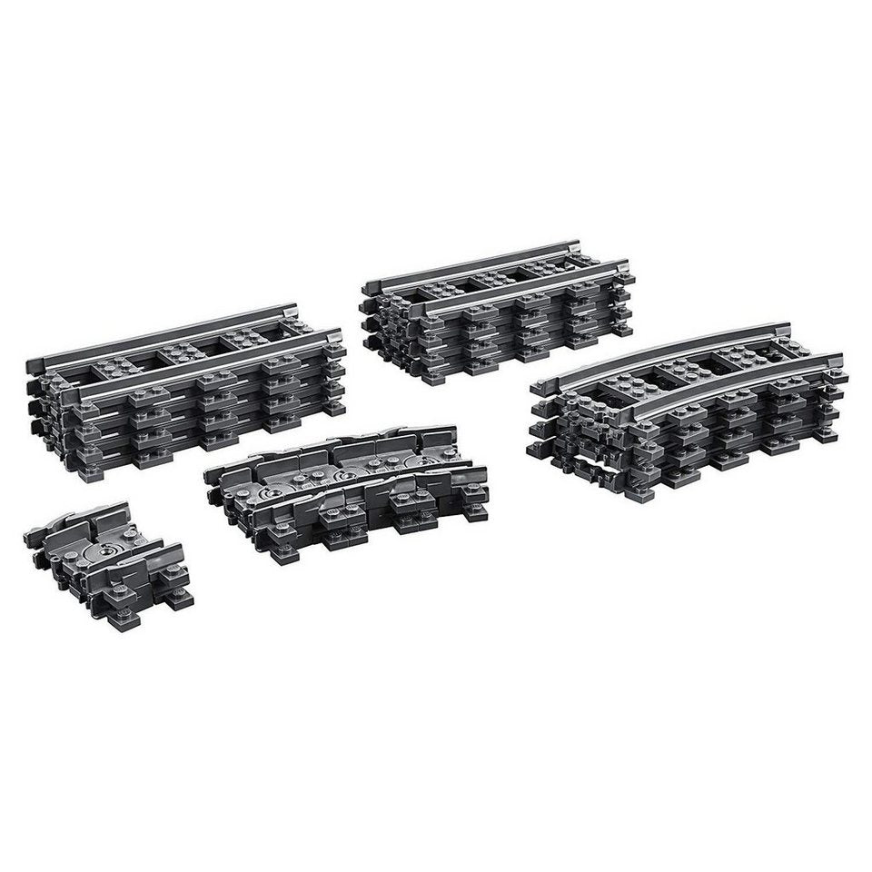 LEGO® 60205 60238 City 2er Set Schienen + Weichen Konstruktionsspielsteine