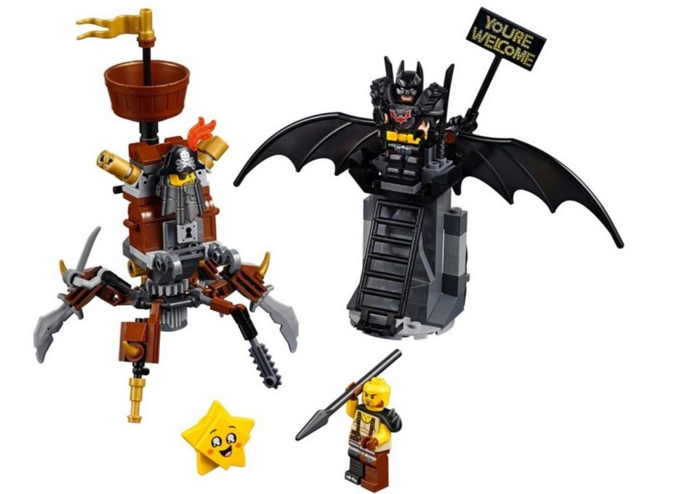 LEGO® 70836 THE LEGO® MOVIE 2 Set Piraten-Set Konstruktions-Spielset, Einsatzbereiter Batman und EisenBart