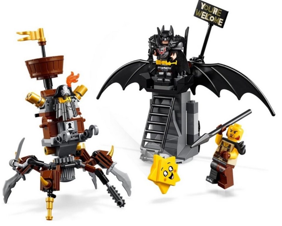 LEGO® 70836 THE LEGO® MOVIE 2 Set Piraten-Set Konstruktions-Spielset, Einsatzbereiter Batman und EisenBart