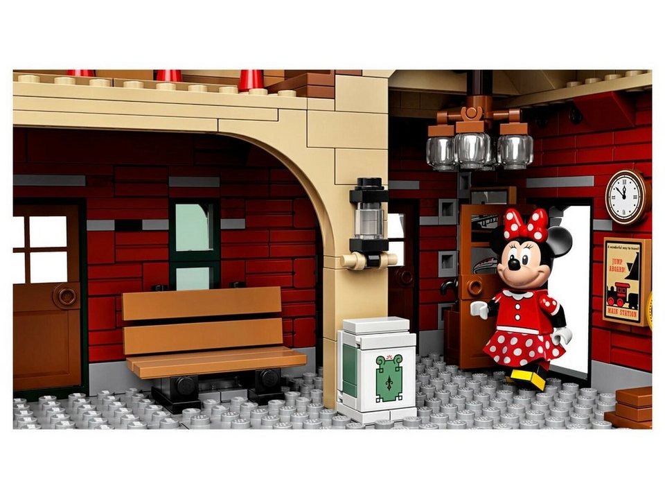 LEGO® 71044 Disney Zug mit Bahnhof Spielbausteine, (2925 St)